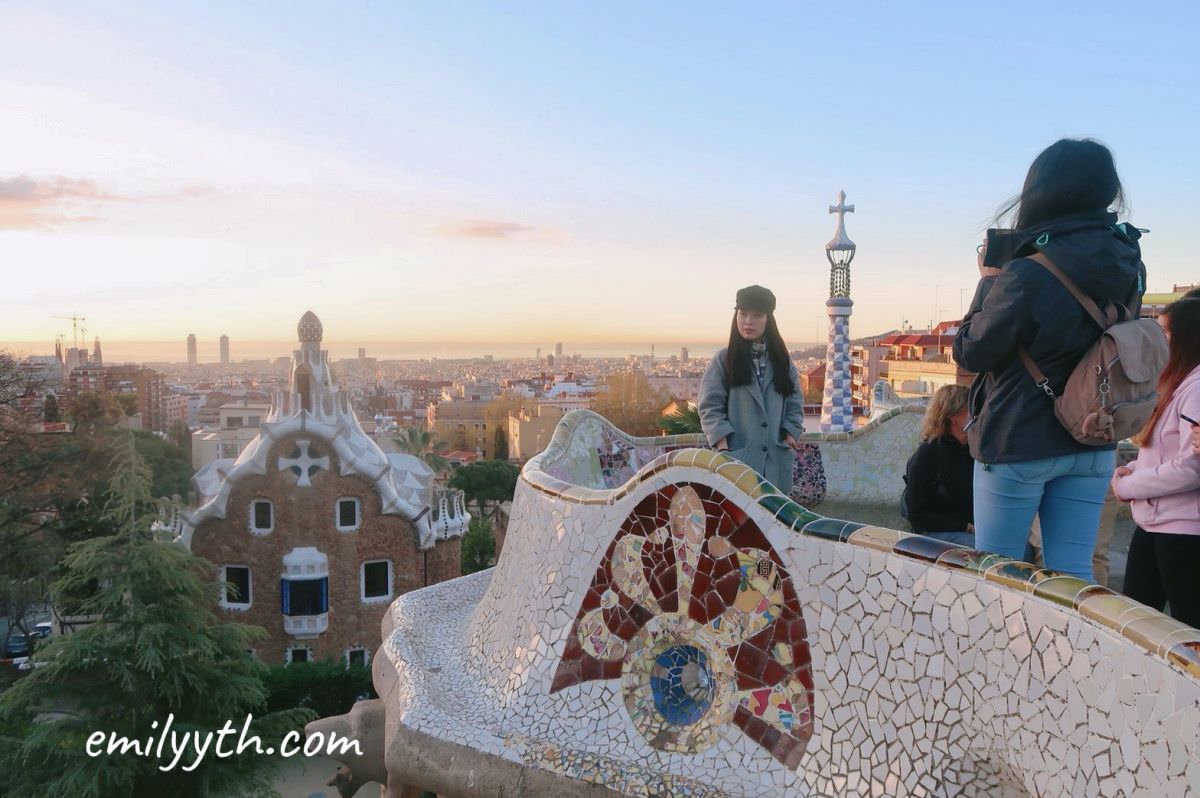2022 西班牙巴賽隆納 奎爾公園 Park Güell 交通、門票、參觀路徑詳細介紹，整個城市都是高第的伸展台。