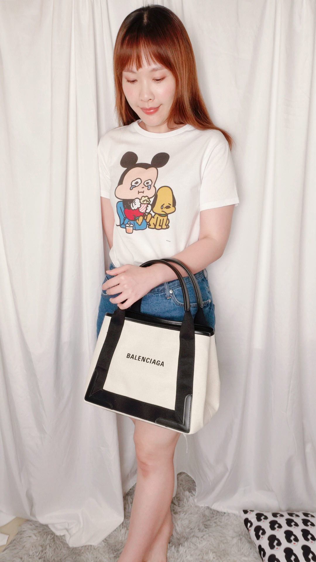 Balenciaga Navy帆布包S號開箱！巴黎世家Navy Cabas Tote 托特包默默賣了好幾年！巴黎世家托特包價格？尺寸比較？又抓到詐騙假官網了！