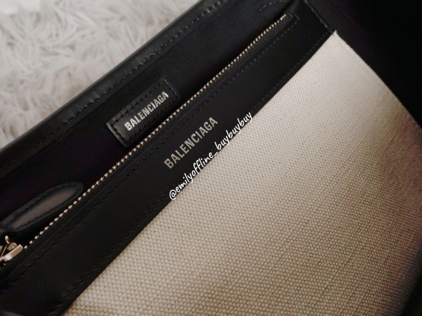 Balenciaga Navy帆布包S號開箱！巴黎世家Navy Cabas Tote 托特包默默賣了好幾年！巴黎世家托特包價格？尺寸比較？又抓到詐騙假官網了！