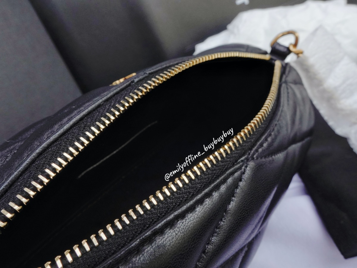 Saint Laurent 迷你圓筒包開箱！YSL2022最新包款Tube超可愛又不廢！NT.三萬上下入手，黑白兩色都超時髦～