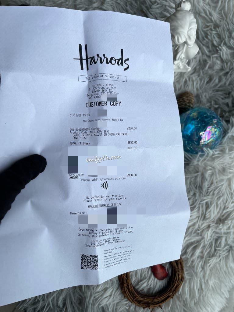 CELINE皮夾開箱!CELINE TRIOMPHE 凱旋門長夾,磨損釦頭竟是刻意設計?!英國買現省台幣 8000(無退稅)! - 第13張圖 CELINE皮夾開箱!CELINE TRIOMPHE 凱旋門長夾,磨損釦頭竟是刻意設計?!英國買現省台幣 8000(無退稅)!