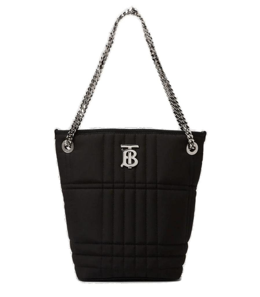 Burberry Lola Bag 開箱！一半皮革＋一半金屬鏈背帶，可斜跨＋手提＋腋下包（小號專櫃41折入手要確定餒）