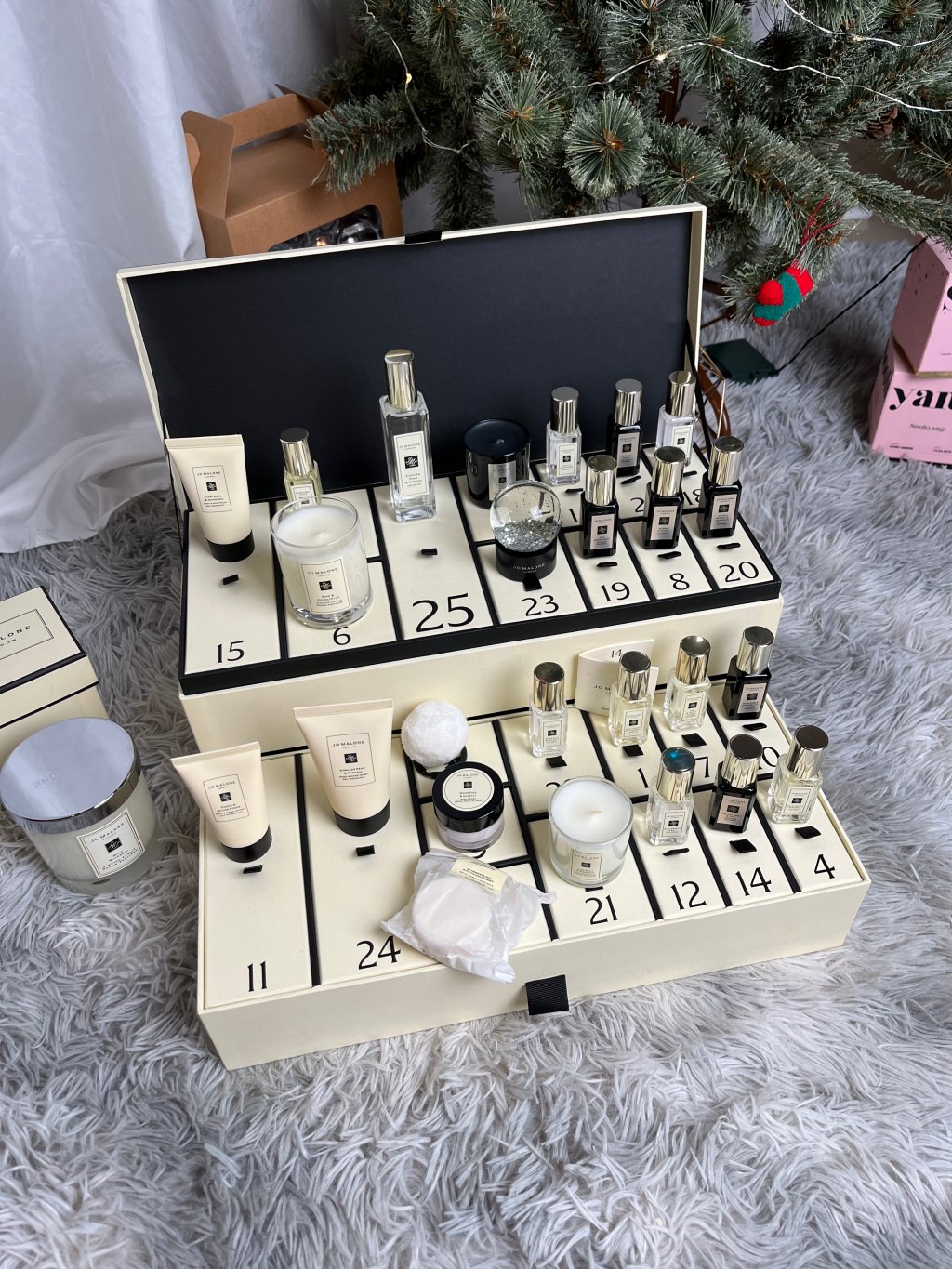 專櫃 71折！Jo Malone London 2022 歡樂雪花聖誕倒數月曆開箱！英國購物網站 Selfridges 戰利品分享❤️