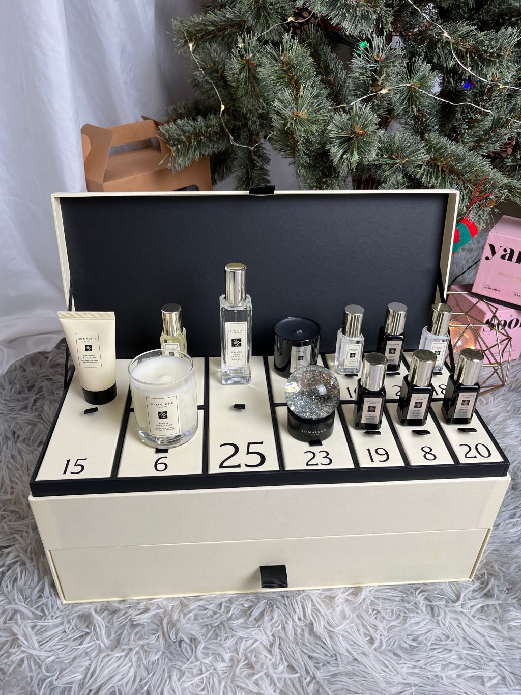 專櫃 71折！Jo Malone London 2022 歡樂雪花聖誕倒數月曆開箱！英國購物網站 Selfridges 戰利品分享❤️