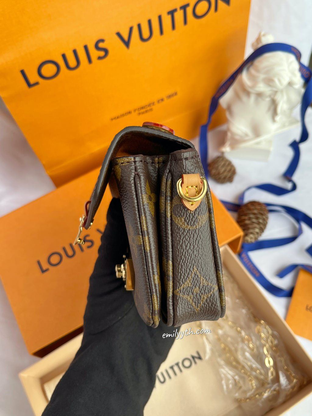 LV Micro Métis 迷你郵差包開箱！英國百貨專櫃價 84折入手？Louis Vuitton 郵差包其實有三款？