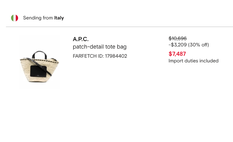FARFETCH 夏日新品7折！Bally、A.P.C、Valextra、RB帽等超好逛 （5/16結束）