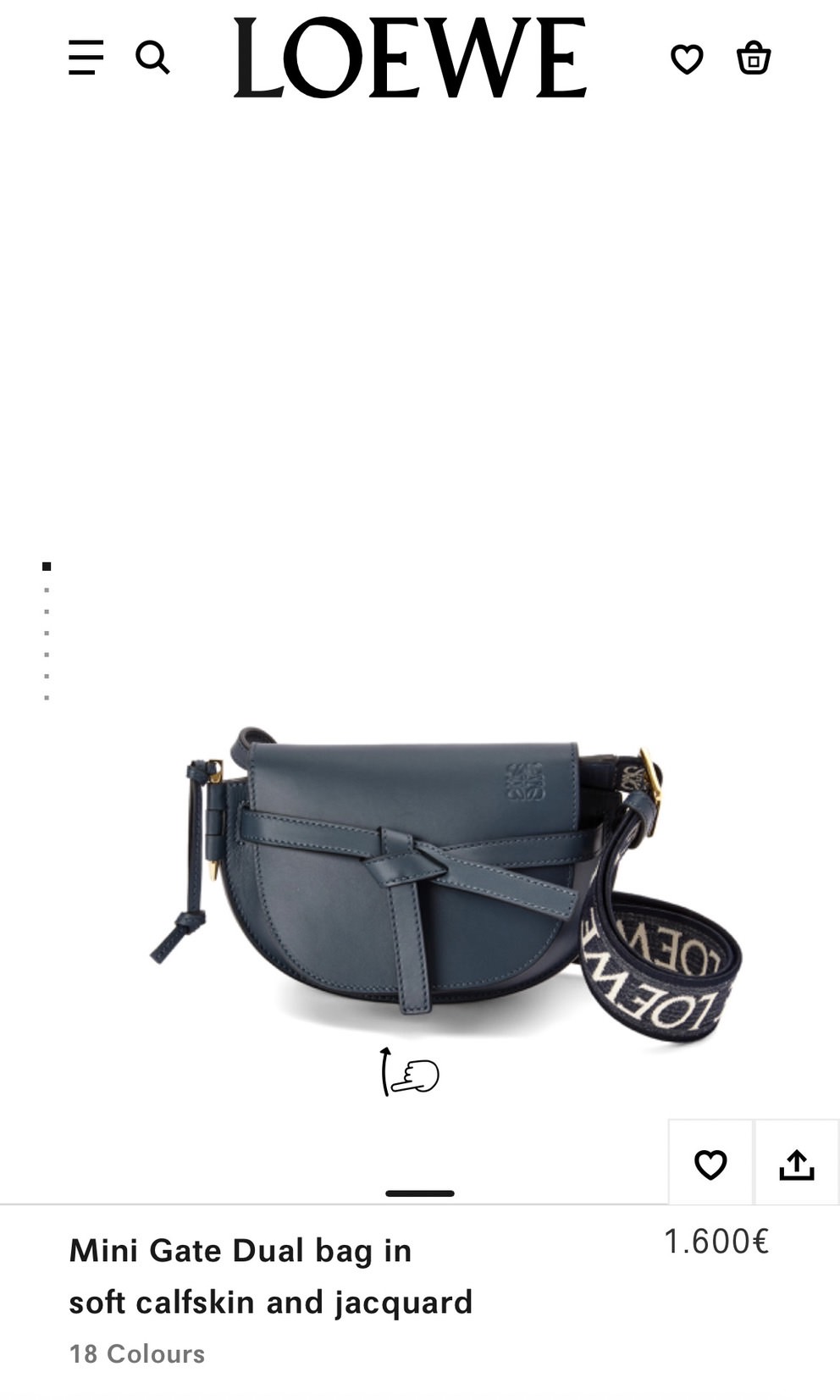 Loewe Mini Gate『1年漲1萬、日本買現省1萬7』2023 最新 Loewe Gate Mini 焦糖棕開箱！