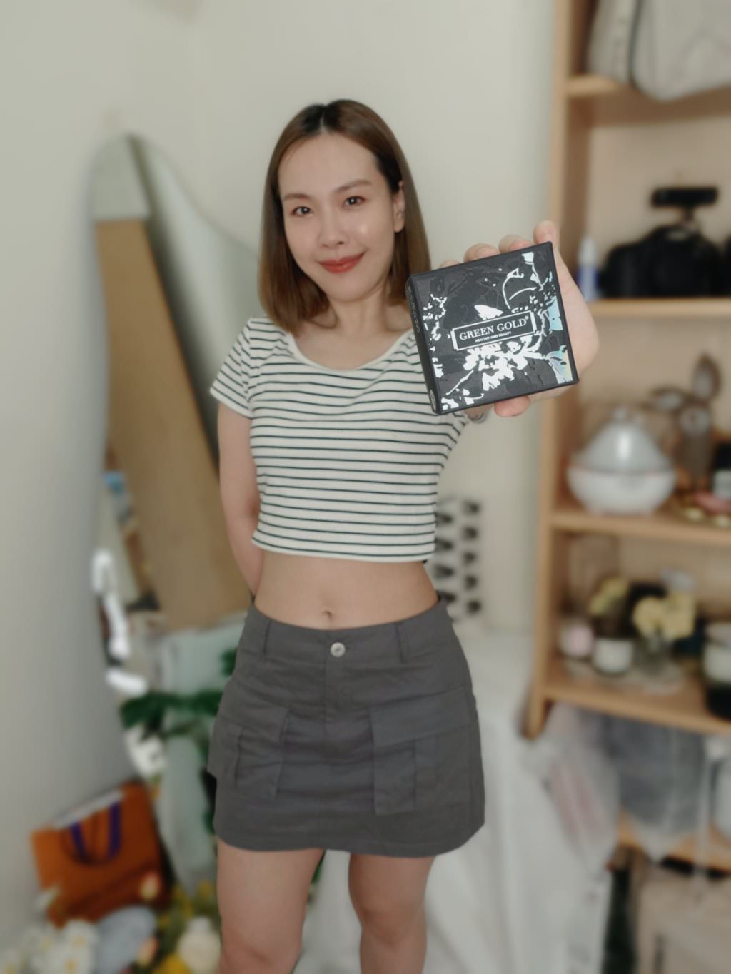 分享一個半月體脂減了3.5%的快樂！葛花纖錠快速鏟油？薑黃燃燒代謝？如何快速瘦身？GREENGOLD 葛花纖評價。