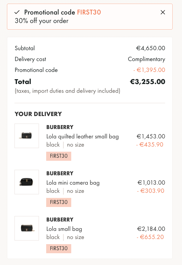 24S 私密折扣限時 7 折，CELINE, Moncler, Loewe, BV, BURBERRY 都參加！