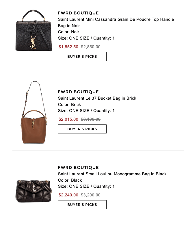 FWRD 瘋狂閃促強勢回歸！YSL, BV, Loewe等五千多件商品5折起！