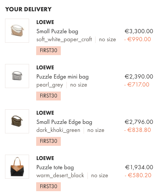 24S 私密折扣限時7折,Loewe Puzzle 低至58折起,Chloe Woody 小籃子低至54折起! - 第11張圖 24S 私密折扣限時7折,Loewe Puzzle 低至58折起,Chloe Woody 小籃子低至54折起!