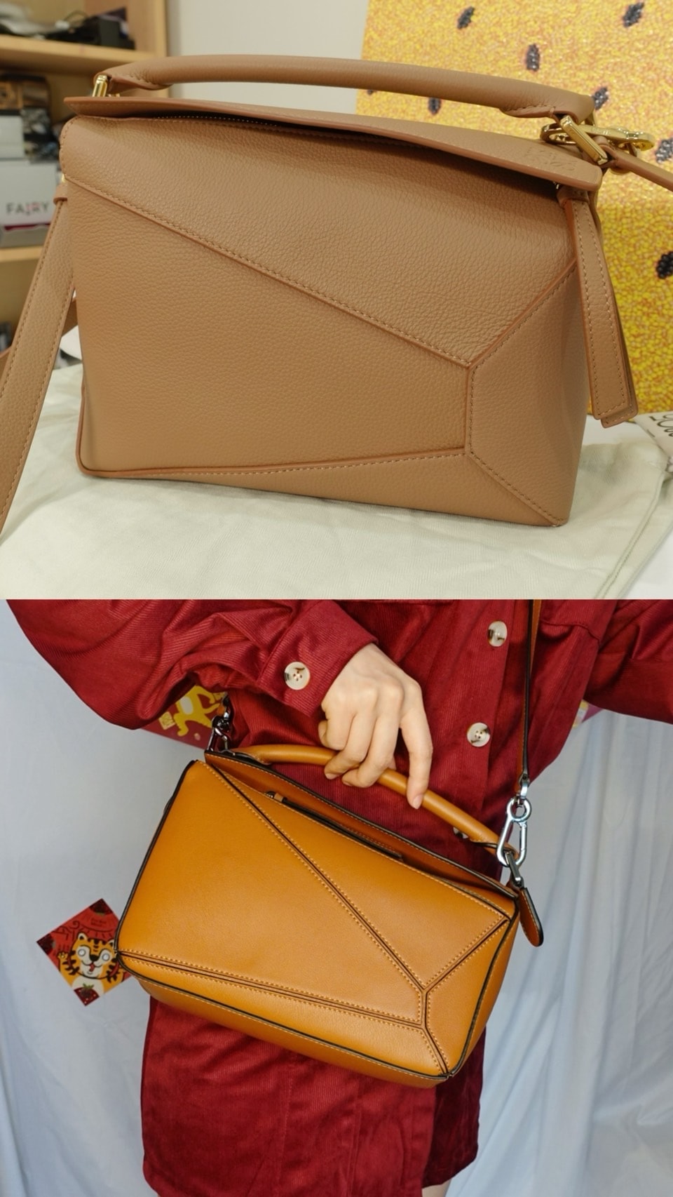 Loewe Puzzle  Edge 小號 Loewe Puzzle 手提包開箱分享，新舊版差別比較？不用飛出國也能買到超強退稅價？