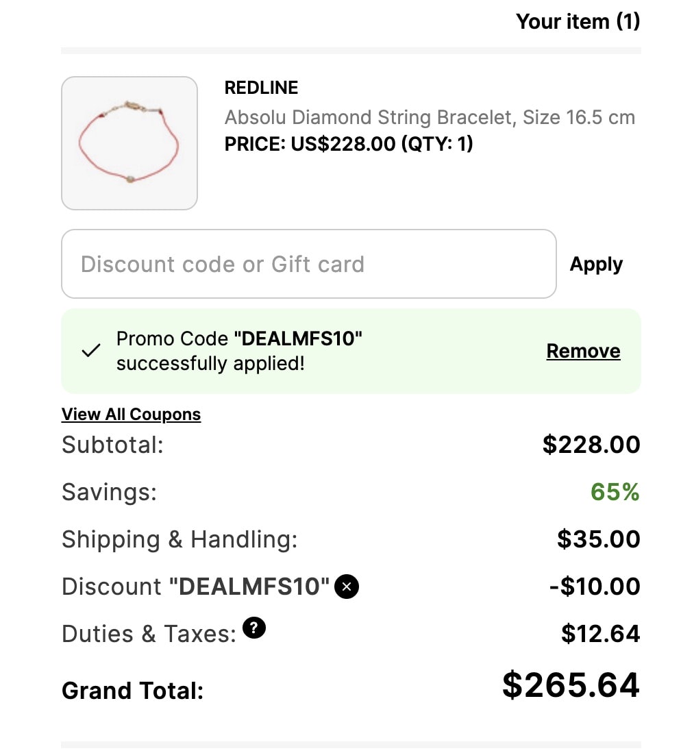 RedLine法國小紅繩大特價,萬元有找,專櫃3折起! - 第10張圖 RedLine法國小紅繩大特價,萬元有找,專櫃3折起!