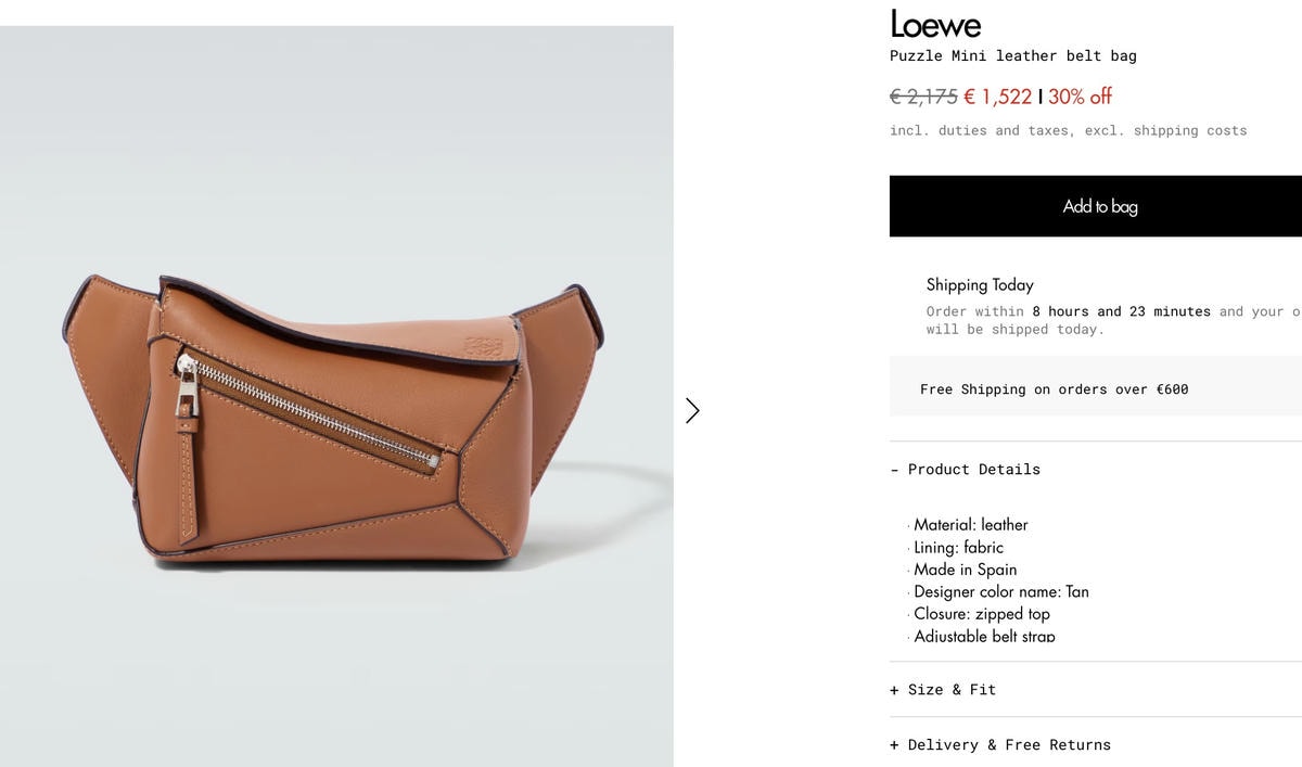 Mytheresa換季折扣開始，Loewe 熱門包款限時折扣必搶！