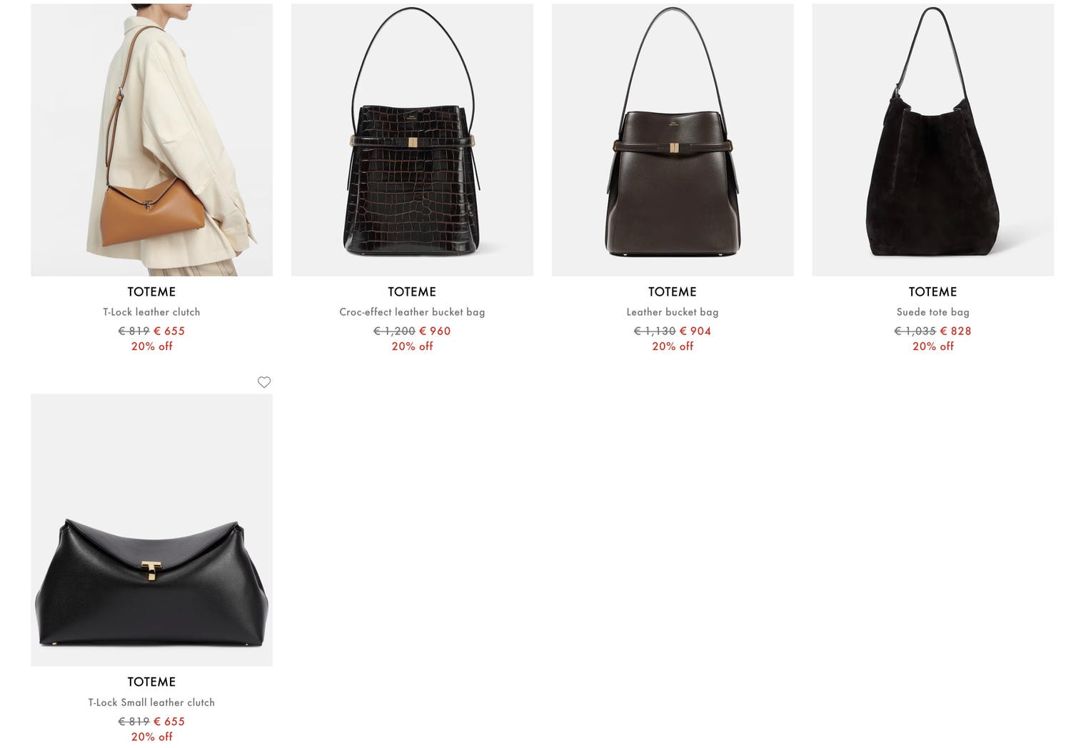 Mytheresa 最後週末加碼超多品牌，必買Lemaire可頌包3萬內入手、68折Toteme T-lock包！