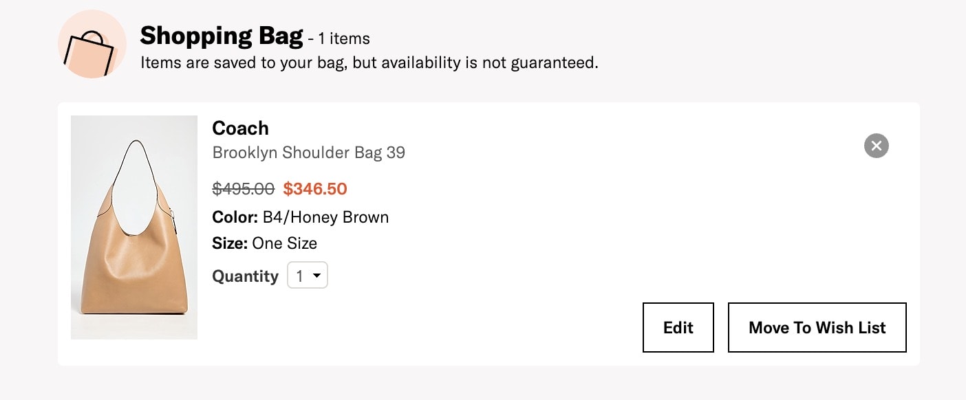 Shopbop新品降價!Coach Brooklyn 39 專櫃62折! - 第4張圖 Shopbop新品降價!Coach Brooklyn 39 專櫃62折!