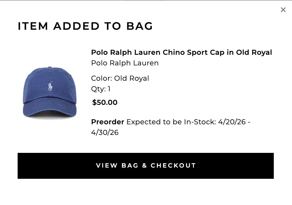 Revolve 全場正價品8折！Polo 棒球帽顏色爆炸多！