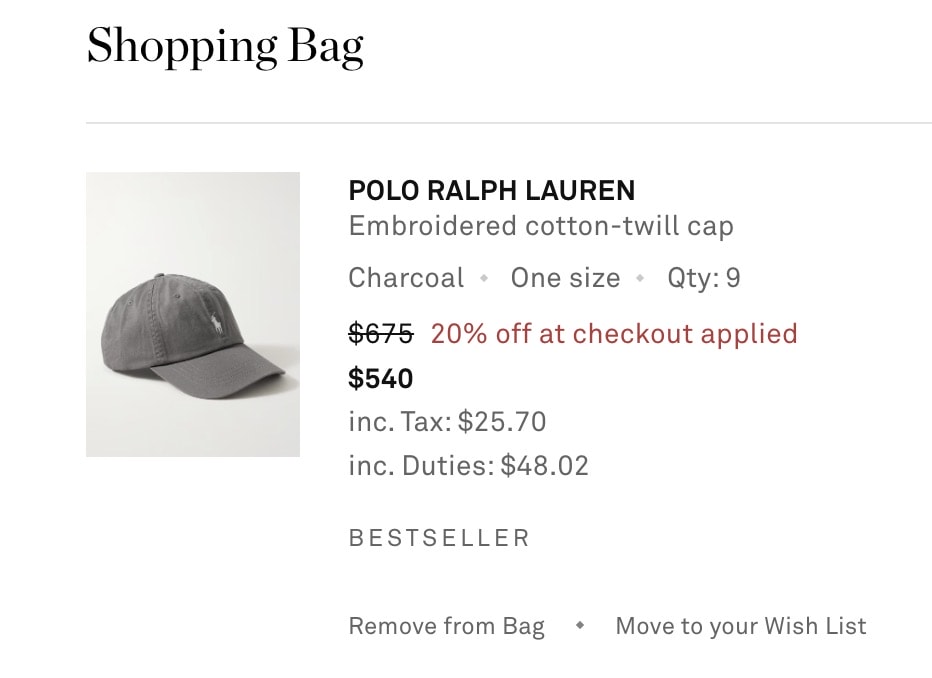 Revolve 全場正價品8折！Polo 棒球帽顏色爆炸多！